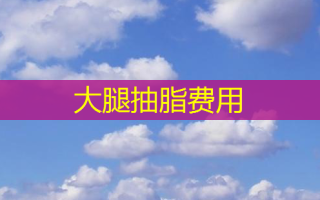 大腿抽脂费用
