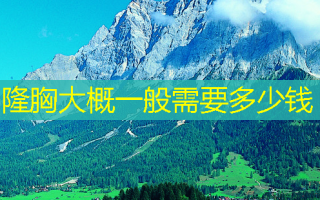 隆胸大概一般需要多少钱