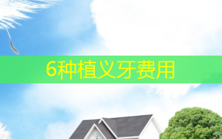 6种植义牙费用