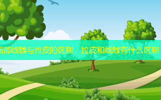 面部线雕与拉皮的区别，拉皮和线雕有什么区别