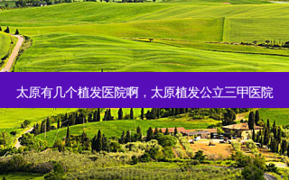 太原有几个植发医院啊，太原植发公立三甲医院