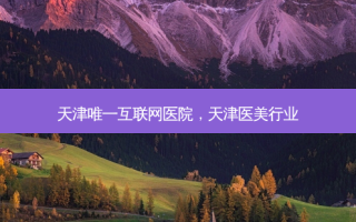 天津 *** 互联网医院，天津医美行业