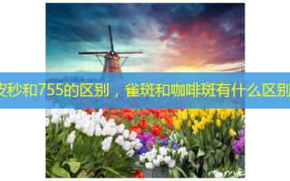 皮秒和755的区别，雀斑和咖啡斑有什么区别