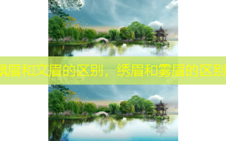 飘眉和文眉的区别，绣眉和雾眉的区别