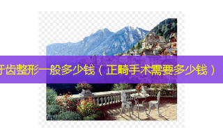 牙齿整形一般多少钱（正畸手术需要多少钱）