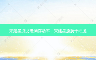 宋建星脂肪隆胸 *** ，宋建星脂肪干细胞