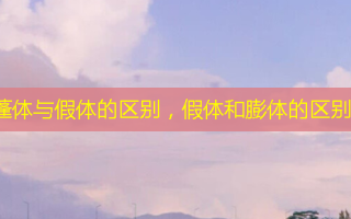 蓬体与假体的区别，假体和膨体的区别