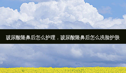 玻尿酸隆鼻后怎么护理,玻尿酸隆鼻后怎么洗脸护肤-第1张图片-美美网 玻尿酸隆鼻后怎么护理,玻尿酸隆鼻后怎么洗脸护肤-第1张图片-美美网