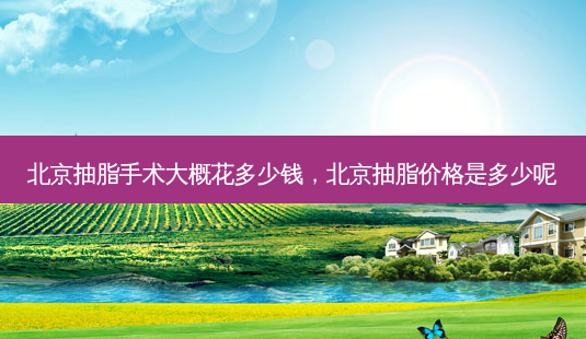 北京抽脂手术大概花多少钱,北京抽脂价格是多少呢-第1张图片-美美网 北京抽脂手术大概花多少钱,北京抽脂价格是多少呢-第1张图片-美美网