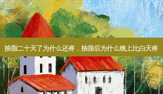 抽脂二十天了为什么还疼,抽脂后为什么晚上比白天疼-第1张图片-美美网 抽脂二十天了为什么还疼,抽脂后为什么晚上比白天疼-第1张图片-美美网