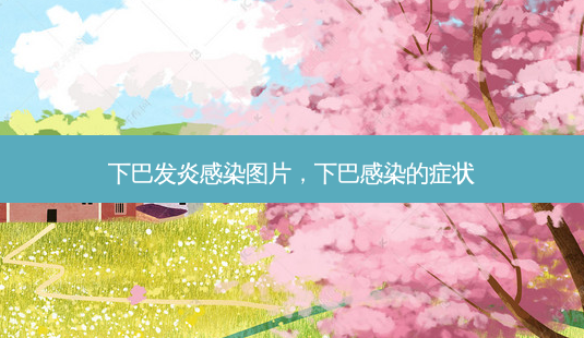 下巴发炎感染图片,下巴感染的症状-第1张图片-美美网 下巴发炎感染图片,下巴感染的症状-第1张图片-美美网