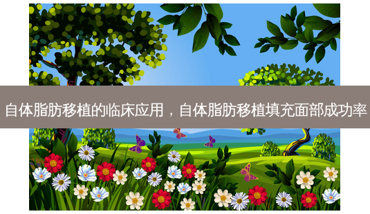 自体脂肪移植的临床应用，自体脂肪移植填充面部成功率-第1张图片-美美网