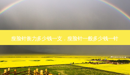 瘦脸针 *** 多少钱一支,瘦脸针一般多少钱一针-第1张图片-美美网 瘦脸针 *** 多少钱一支,瘦脸针一般多少钱一针-第1张图片-美美网