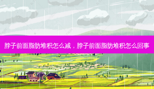 脖子前面脂肪堆积怎么减，脖子前面脂肪堆积怎么回事-第1张图片-美美网