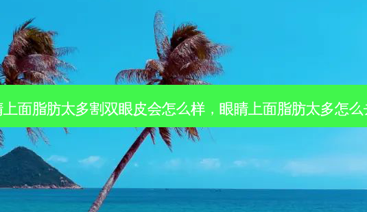 眼睛上面脂肪太多割双眼皮会怎么样,眼睛上面脂肪太多怎么去除-第1张图片-美美网 眼睛上面脂肪太多割双眼皮会怎么样,眼睛上面脂肪太多怎么去除-第1张图片-美美网