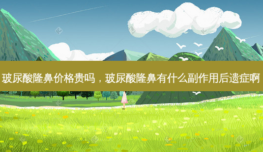 玻尿酸隆鼻价格贵吗,玻尿酸隆鼻有什么副作用后遗症啊-第1张图片-美美网 玻尿酸隆鼻价格贵吗,玻尿酸隆鼻有什么副作用后遗症啊-第1张图片-美美网