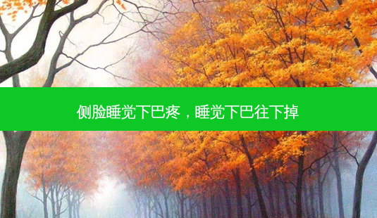 侧脸睡觉下巴疼，睡觉下巴往下掉-第1张图片-美美网