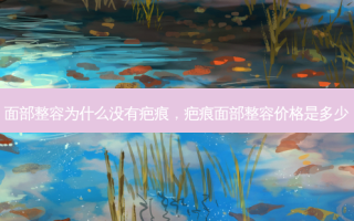 面部整容为什么没有疤痕，疤痕面部整容价格是多少