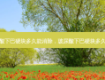 玻尿酸下巴硬块多久能消除，玻尿酸下巴硬块多久消失