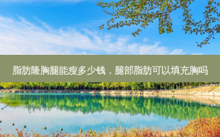 脂肪隆胸腿能瘦多少钱，腿部脂肪可以填充胸吗