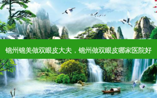 锦州锦美做双眼皮大夫，锦州做双眼皮哪家医院好