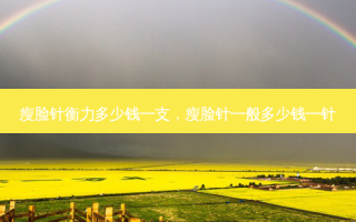 瘦脸针 *** 多少钱一支，瘦脸针一般多少钱一针