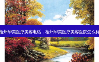梧州华美医疗美容 *** ，梧州华美医疗美容医院怎么样