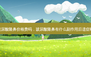 玻尿酸隆鼻价格贵吗，玻尿酸隆鼻有什么副作用后遗症啊