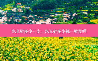 水光针多少一支，水光针多少钱一针贵吗