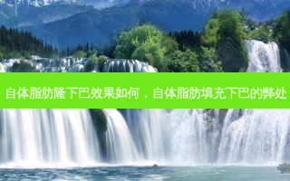 自体脂肪隆下巴效果如何，自体脂肪填充下巴的弊处