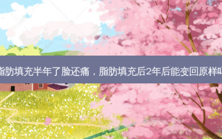 脂肪填充半年了脸还痛，脂肪填充后2年后能变回原样吗