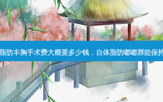 自体脂肪丰胸手术费大概要多少钱，自体脂肪嘟嘟唇能保持多久