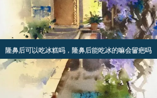 隆鼻后可以吃冰糕吗，隆鼻后能吃冰的嘛会留疤吗