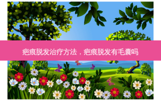 疤痕脱发治疗 *** ，疤痕脱发有毛囊吗
