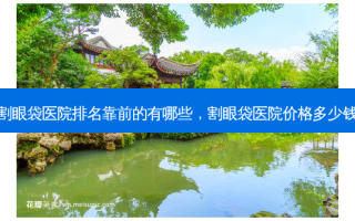 割眼袋医院排名靠前的有哪些，割眼袋医院价格多少钱
