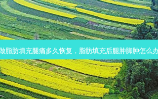 做脂肪填充腿痛多久恢复，脂肪填充后腿肿脚肿怎么办