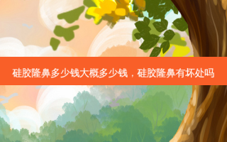 硅胶隆鼻多少钱大概多少钱，硅胶隆鼻有坏处吗
